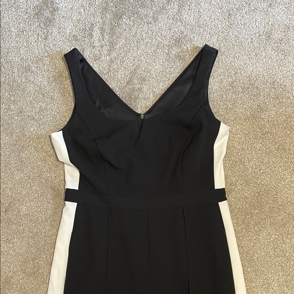 Donna Morgan Elegant Black and White Jumpsuit - Picture 3 of 8